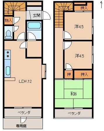 西浜クレストの物件間取画像